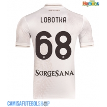 Camisa de time de futebol SSC Napoli Stanislav Lobotka #68 Replicas 2º Equipamento 2025-26 Manga Curta